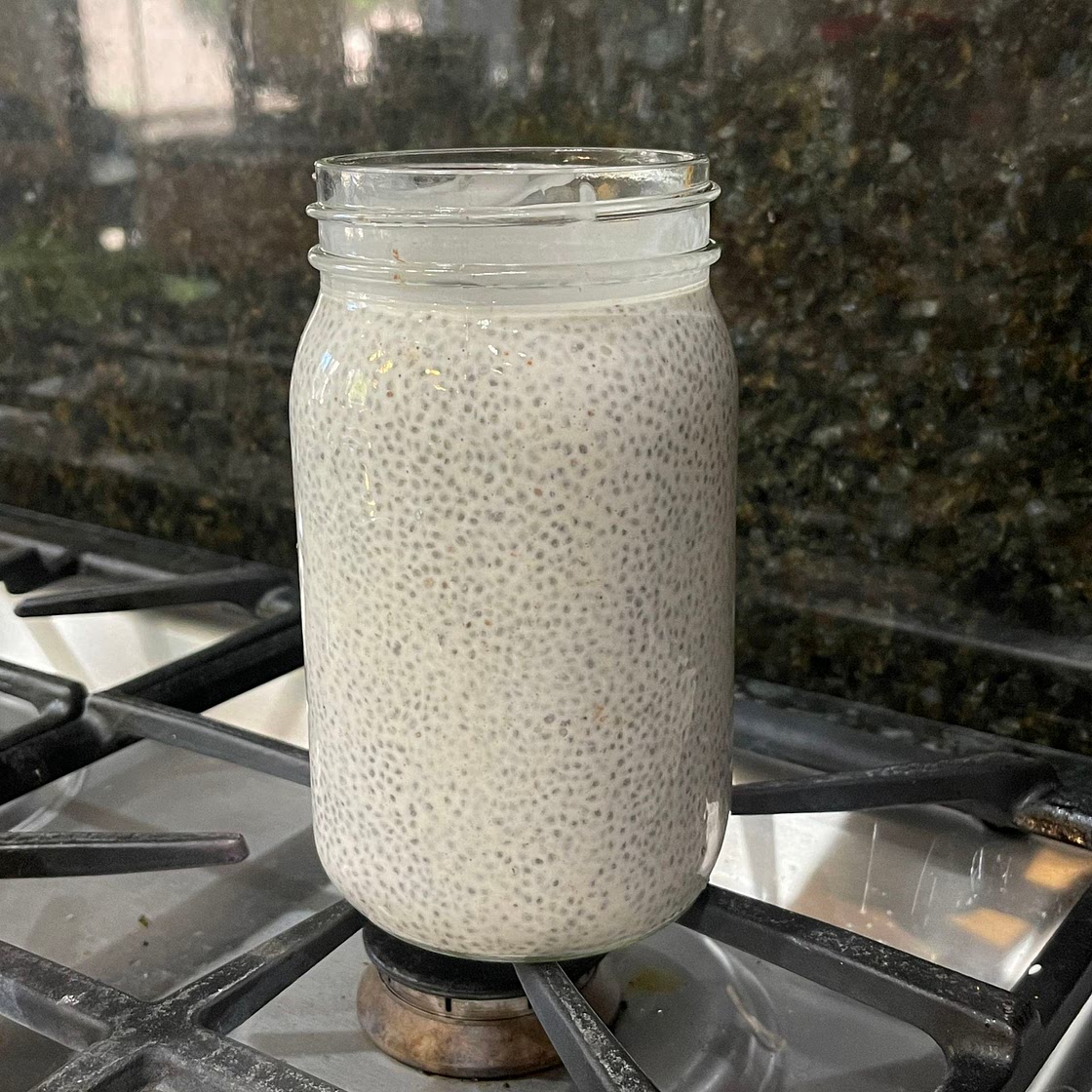 Coconut Chia Pudding (Unsweetened)