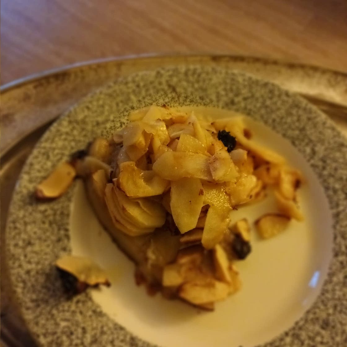 Chuletas a las manzanas reinetas