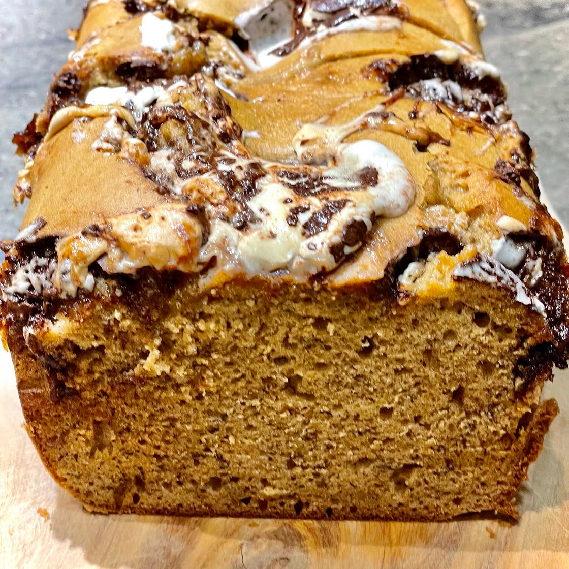 Fluffernutter Banana Bread