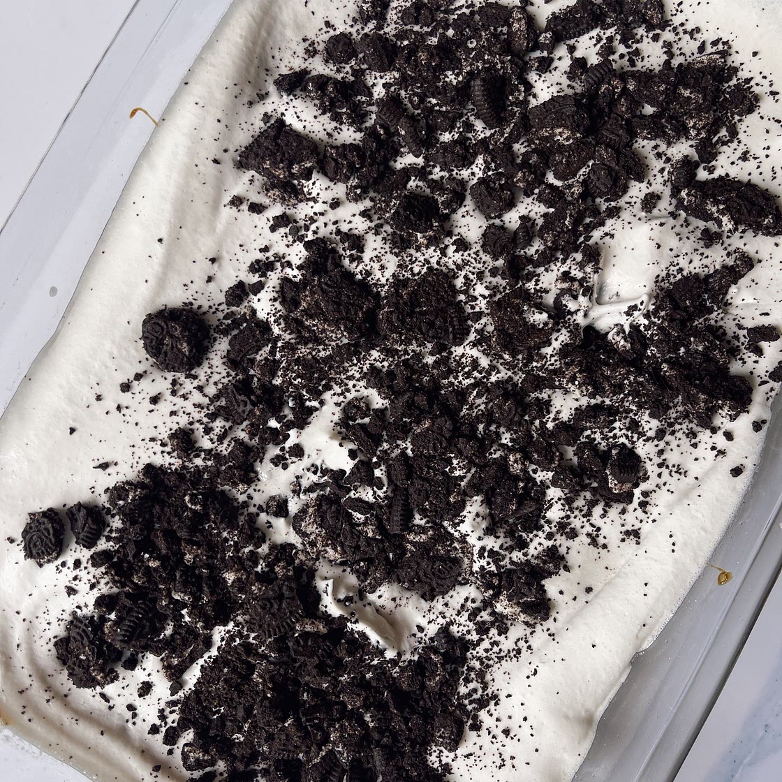 Gluten-Free Cookies and Cream Dump Cake with Under 10 Ingredients