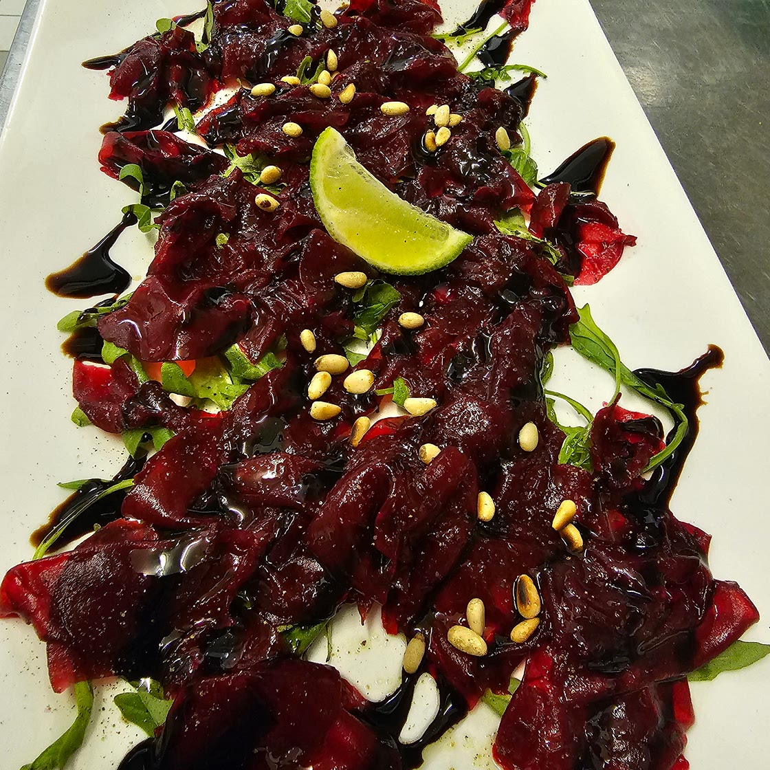 Rote beete carpaccio