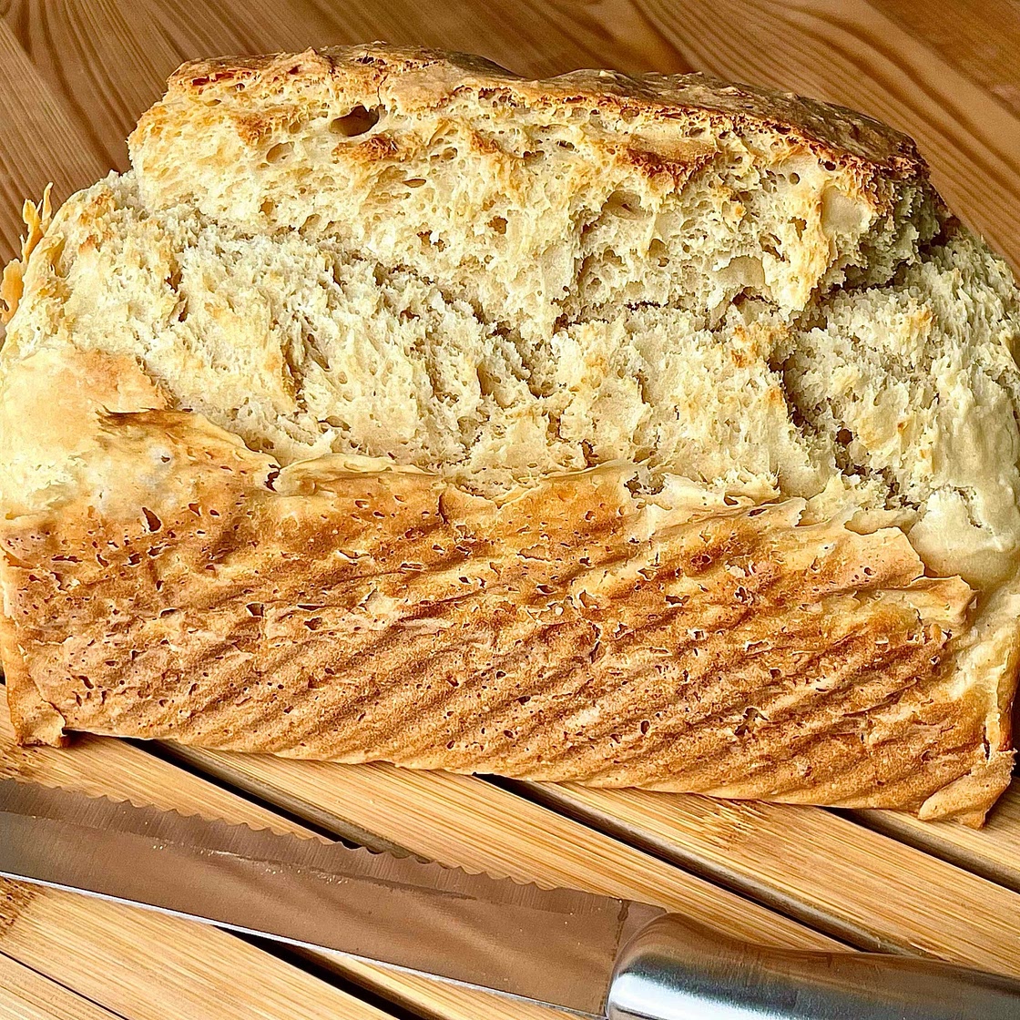2 Ingredient no yeast no knead bread