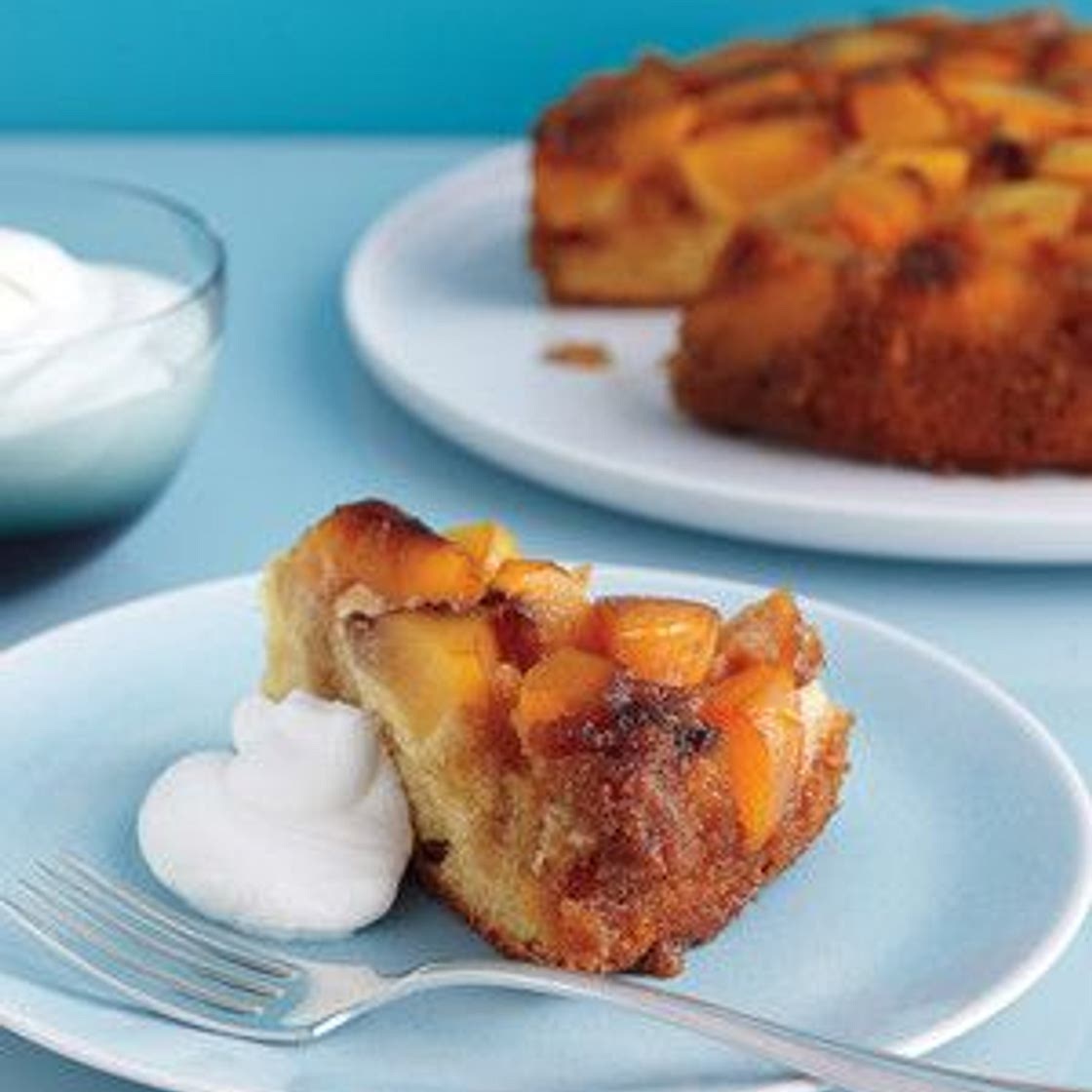 Nectarine Upside-Down Cake