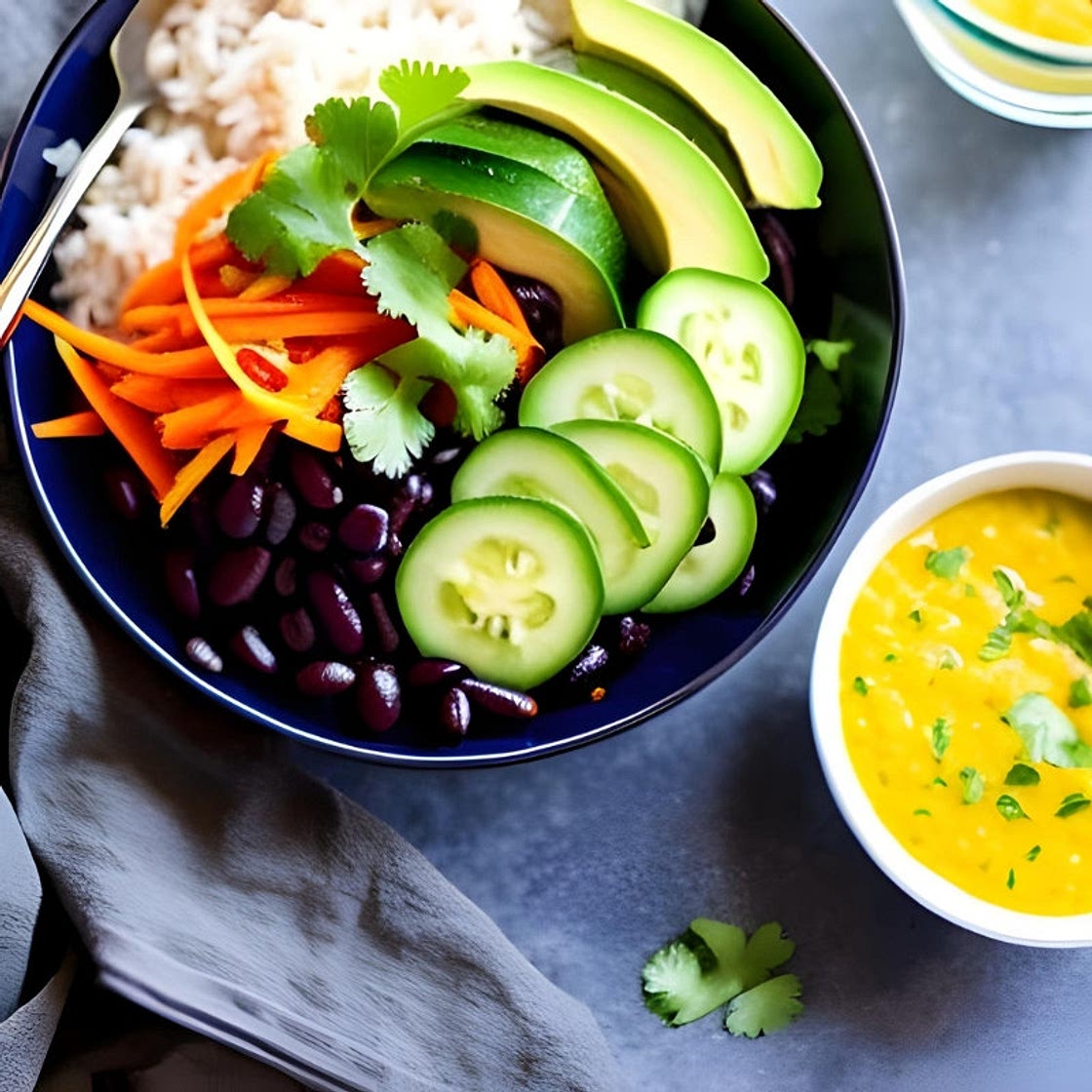 Black Bean Nourish Bowl | Veginner Cooking