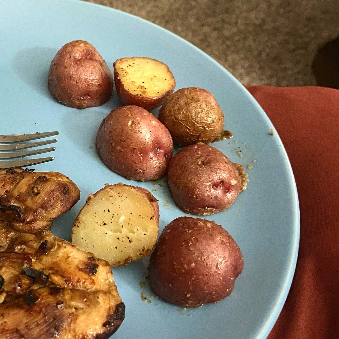 Lemon-Parsley Potatoes in Foil