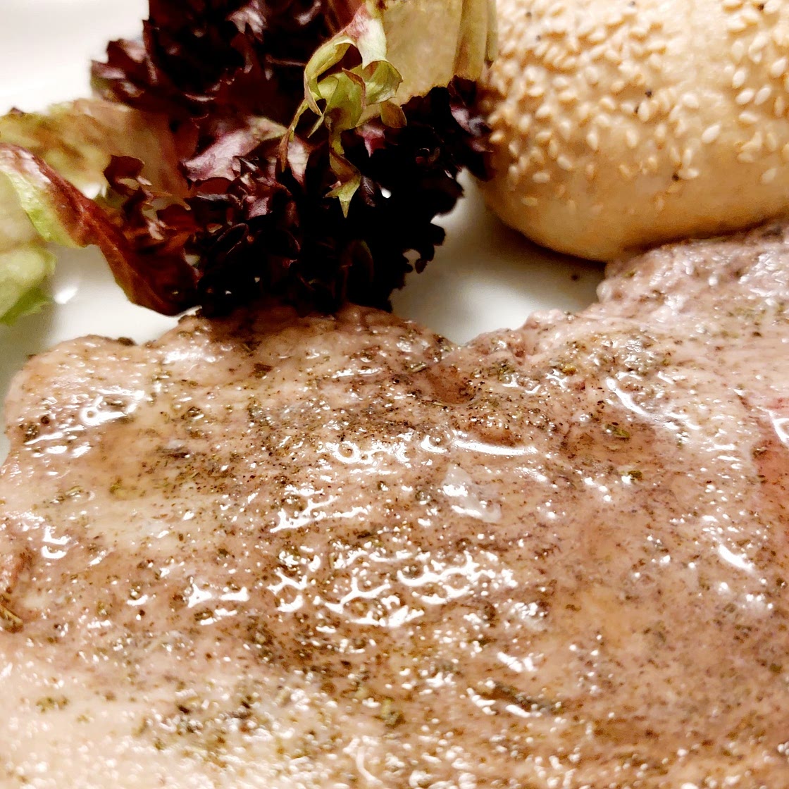 Veal Steak - Red wine and rosemary marinade