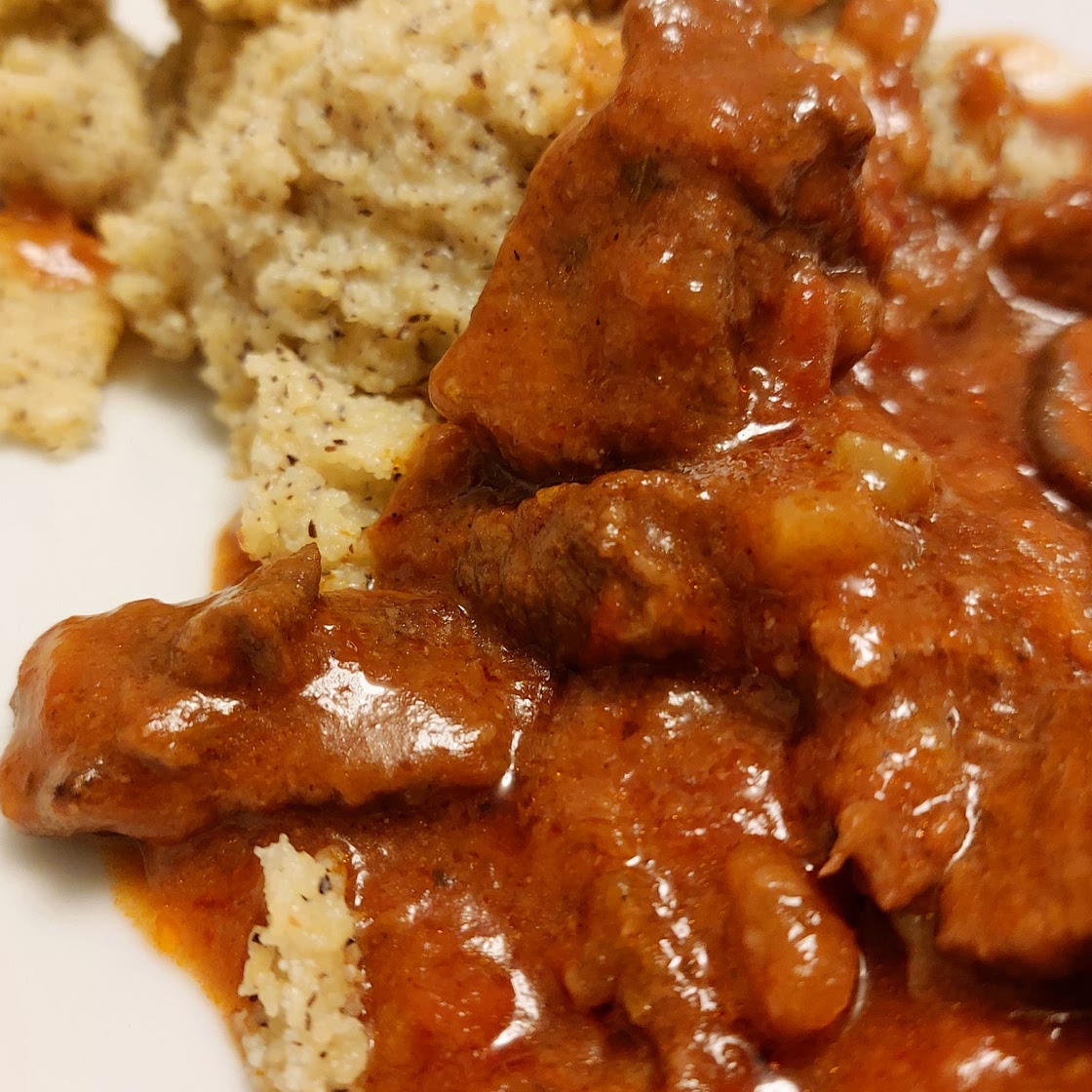 Flank stew - Mushrooms