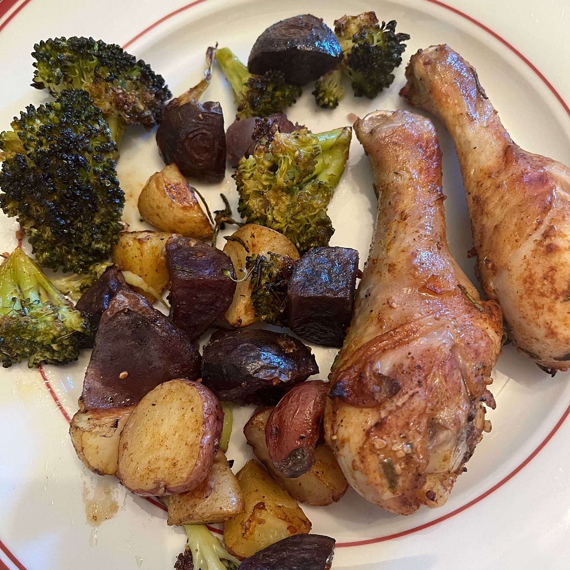 Sheet Pan Rosemary Chicken Drumsticks
