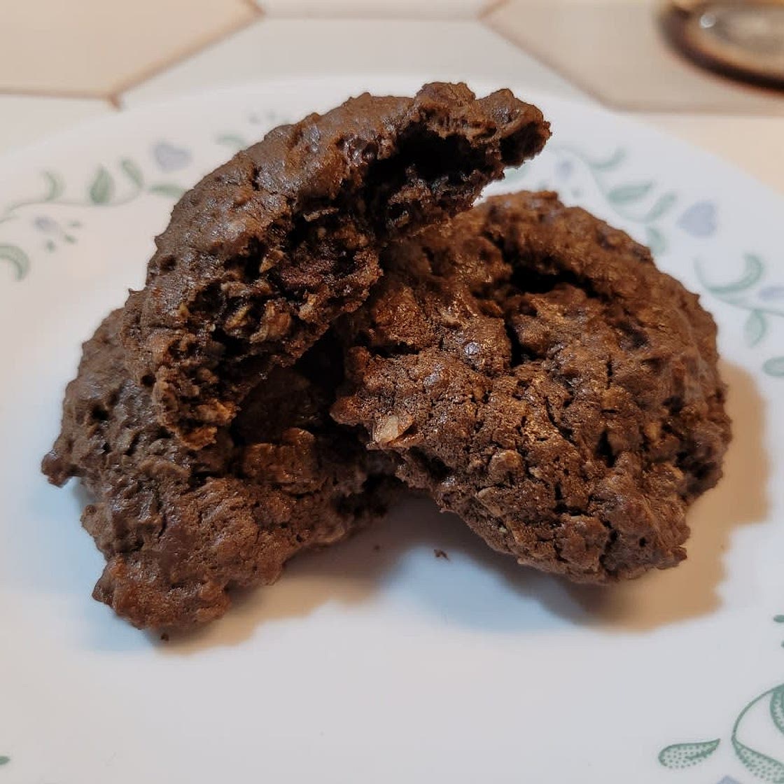 Double-Chocolate Chip Oatmeal Cookies