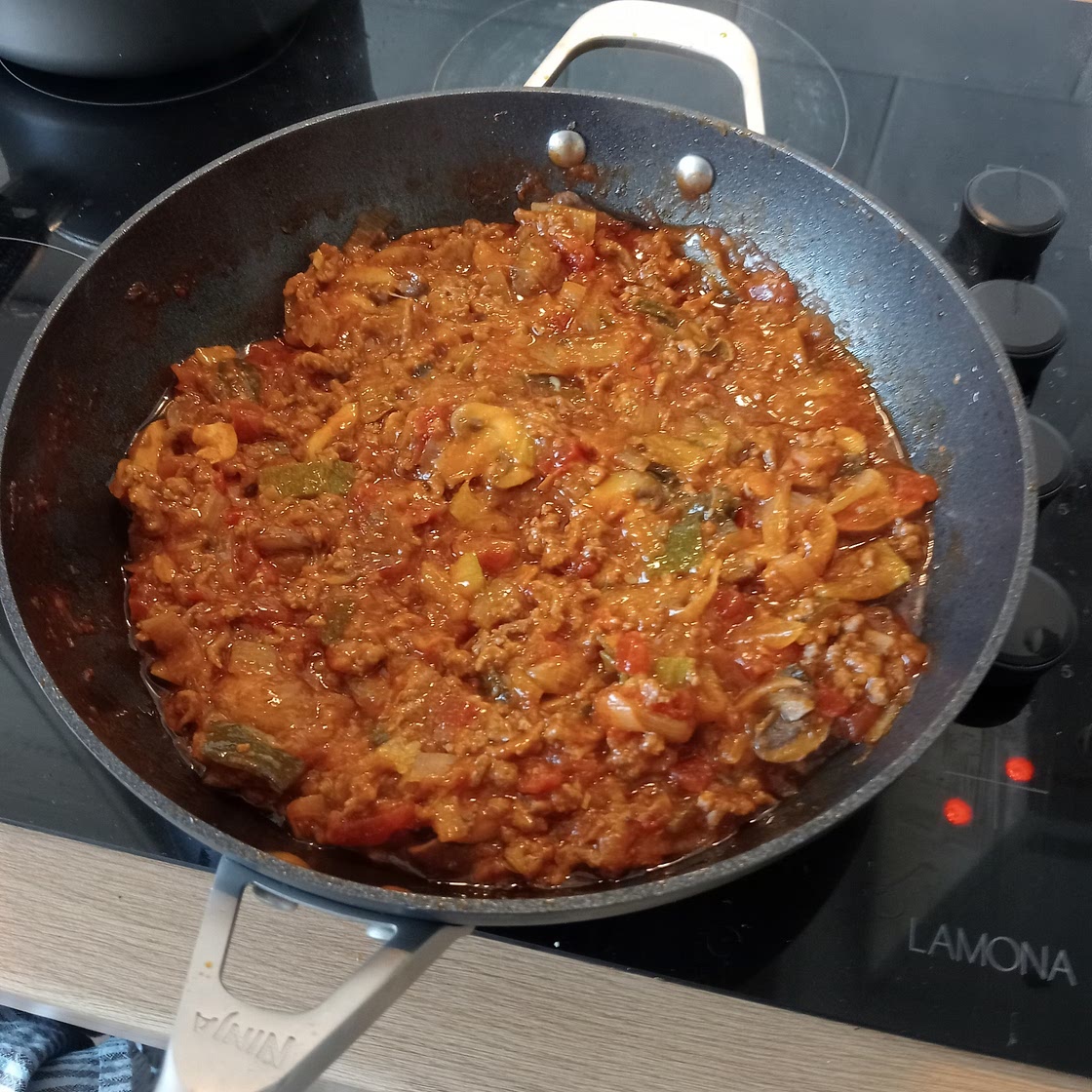 Lamb Spag Bol version 1 - Sam's Spectacular Spag