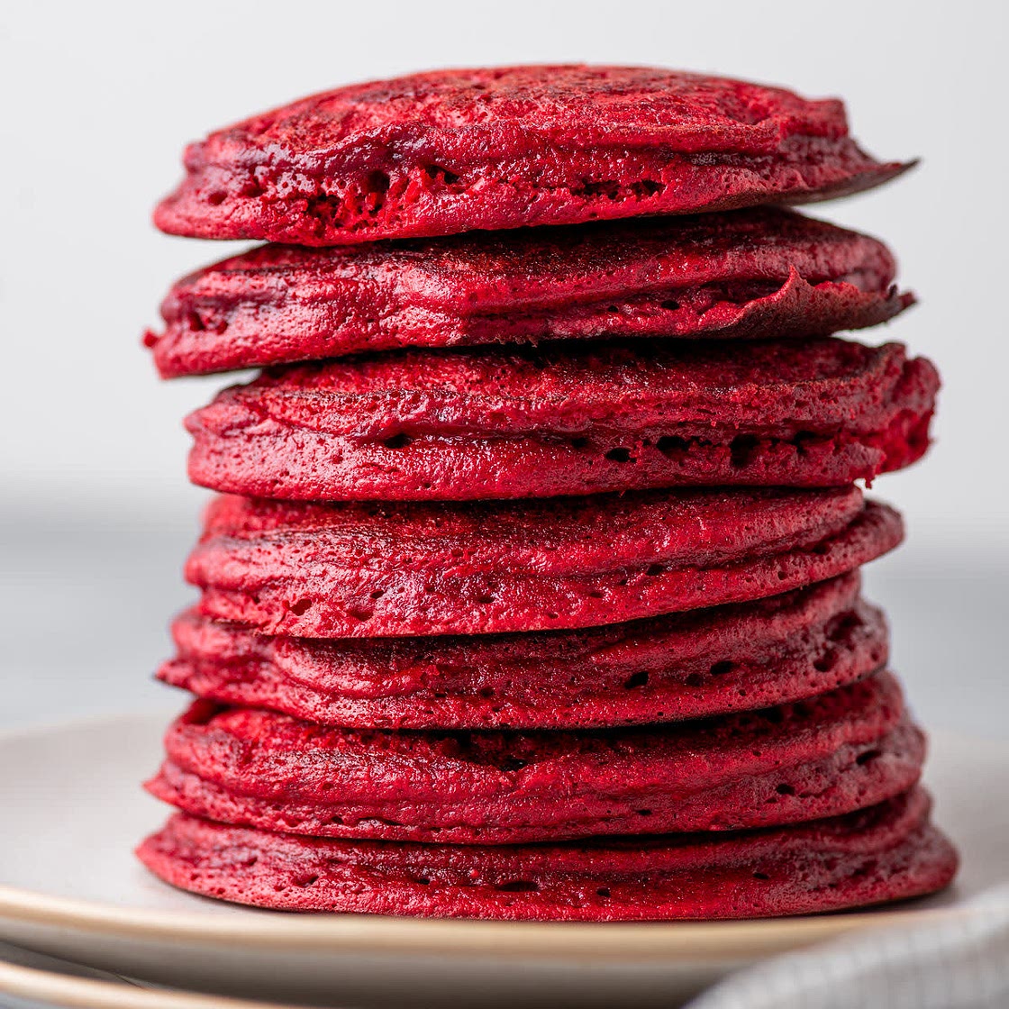 Red Velvet Pancakes