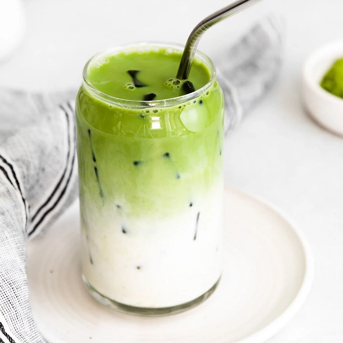 Iced Matcha Tea Latte