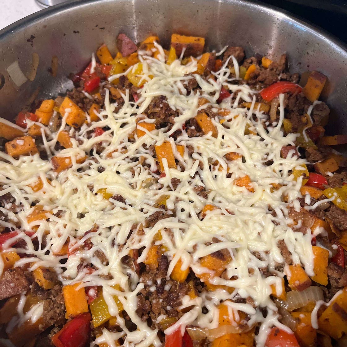 Ground Turkey Sweet Potato Skillet