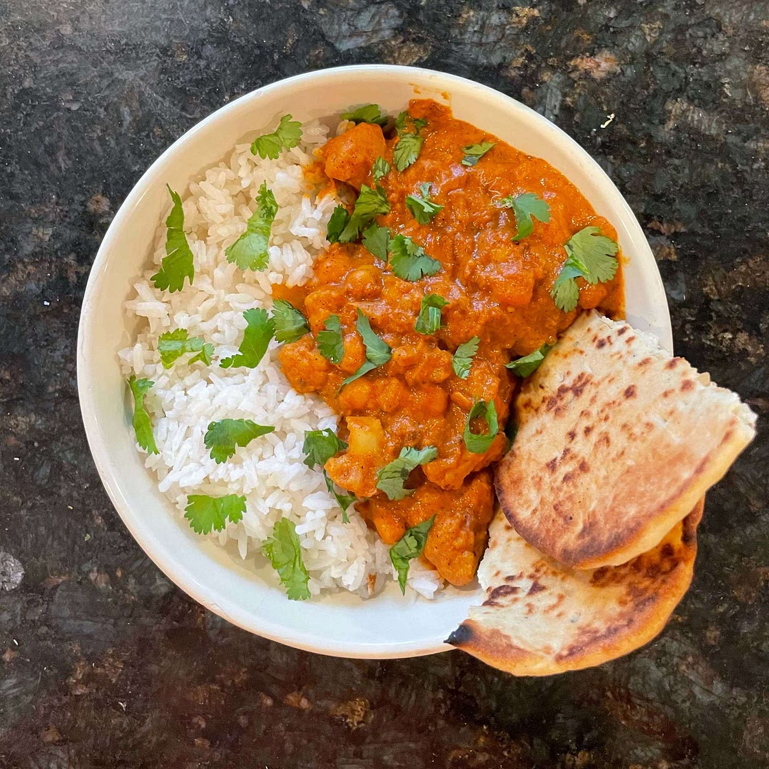 Cauliflower and Chickpea Masala