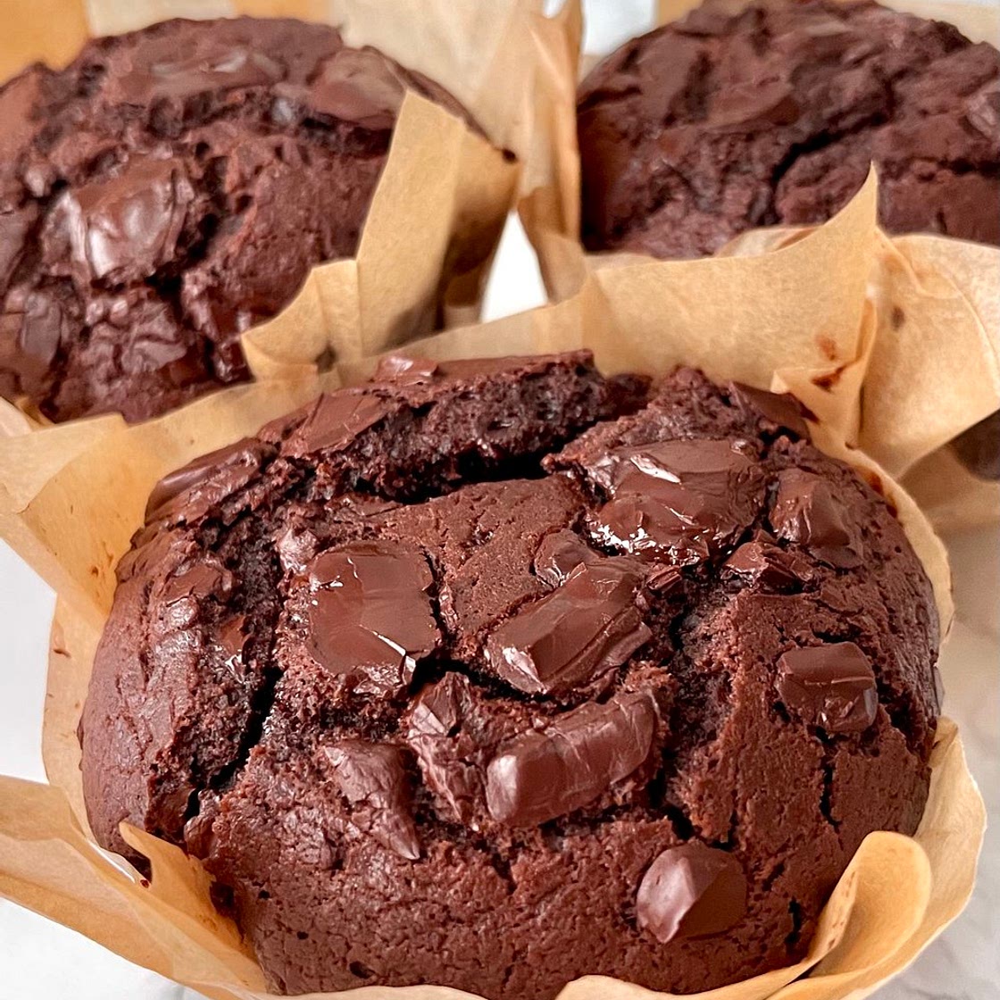 DOUBLE CHOCOLATE MUFFINS