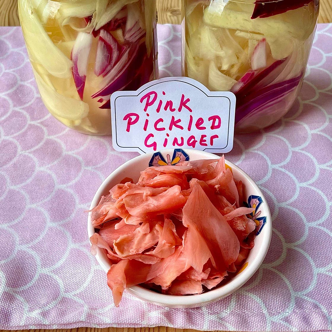 Pink Pickled Ginger
