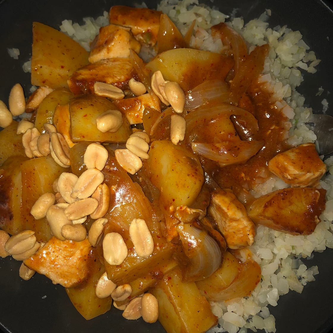 Massaman chicken curry 