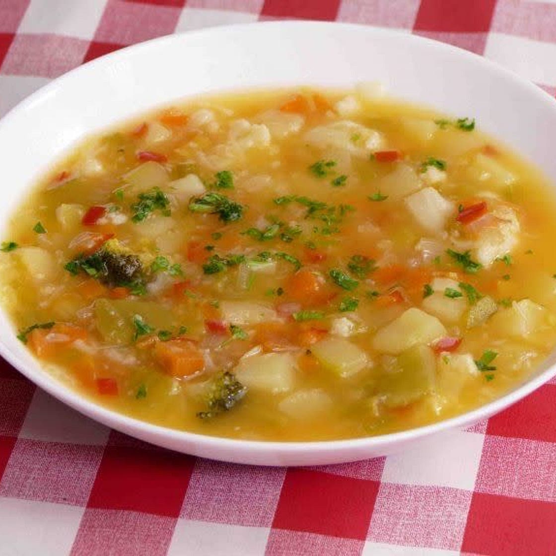 Cena: Sopa de verduras