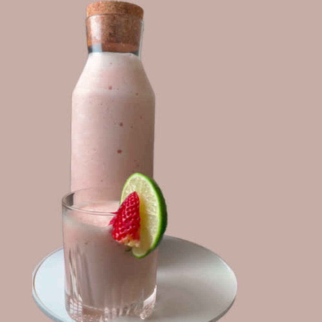 Fresas con crema limeade