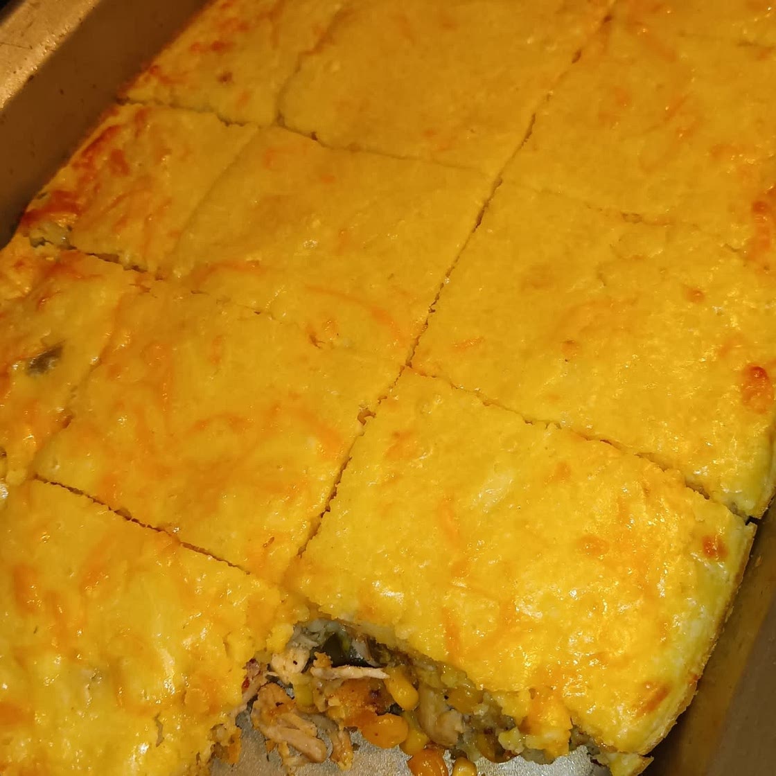 Chicken Bacon Cornbread