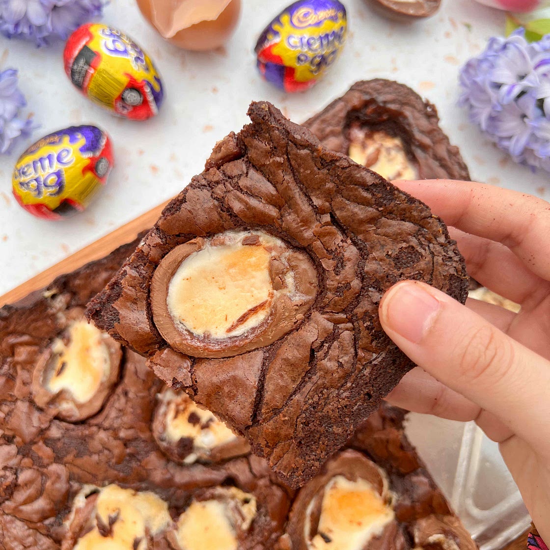 Creme Egg Brownies 