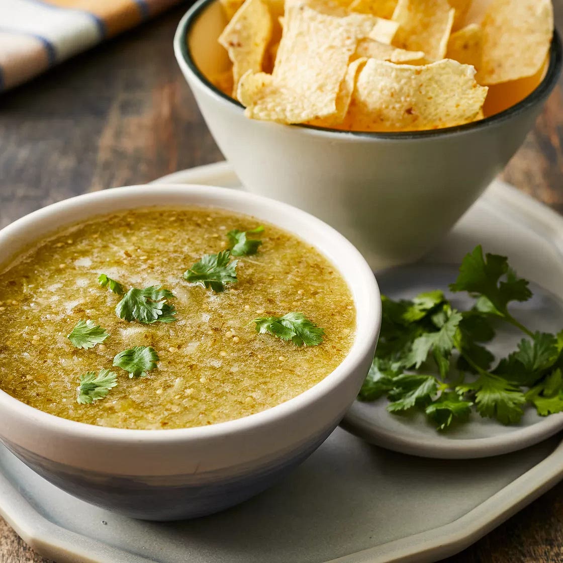 Tomatillo Salsa Verde with Habanero's