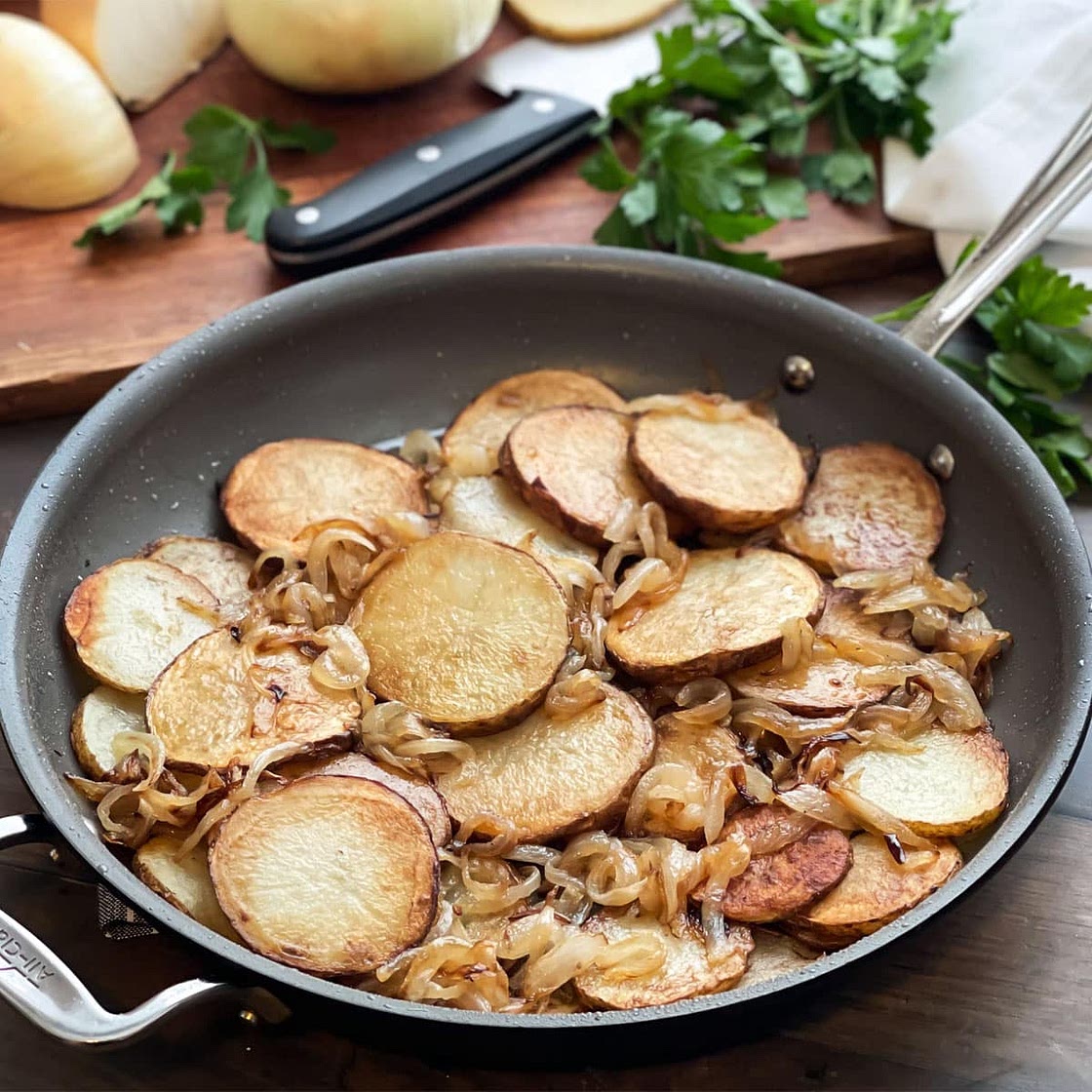 Best Fried Potatoes and Onions