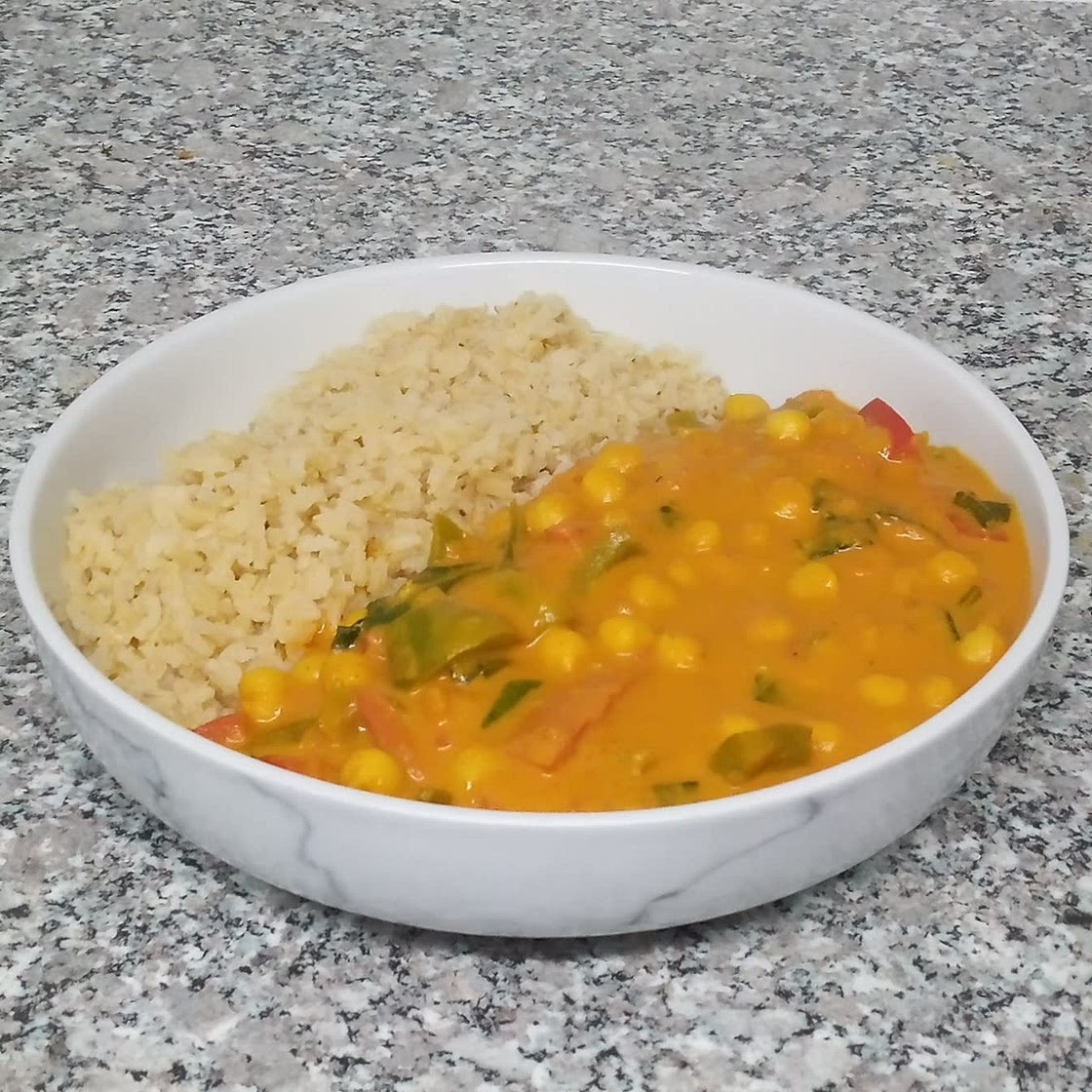 15 Minute Vegan Peanut Butter Curry