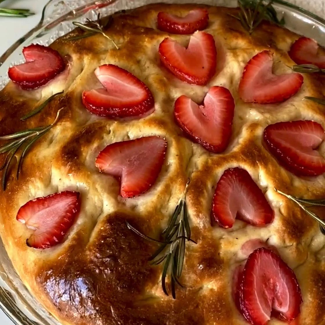 Strawberry Focaccia