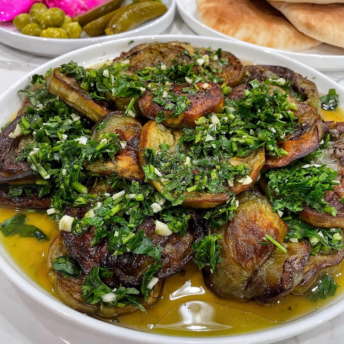 Ahmeds fried eggplant 
