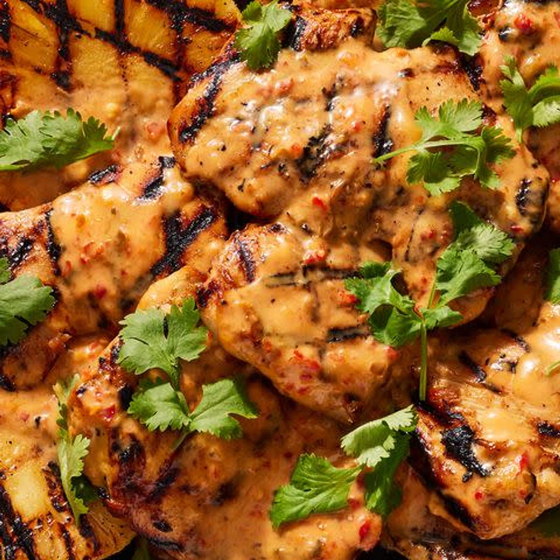 Spicy Coconut Grilled Chicken