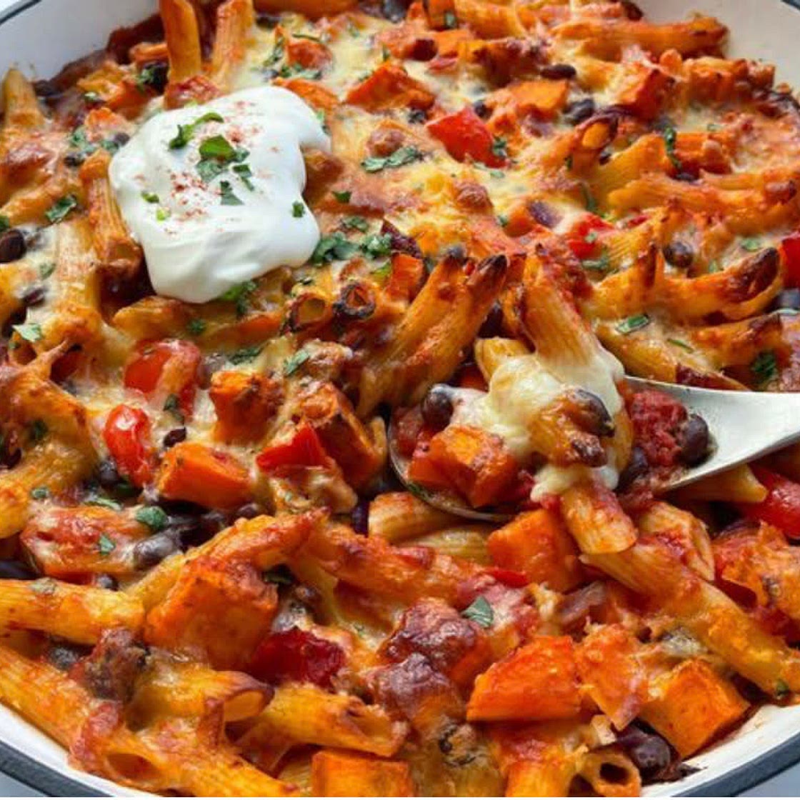 Vegetarian Gluten Free Dairy Free Pasta Bake 