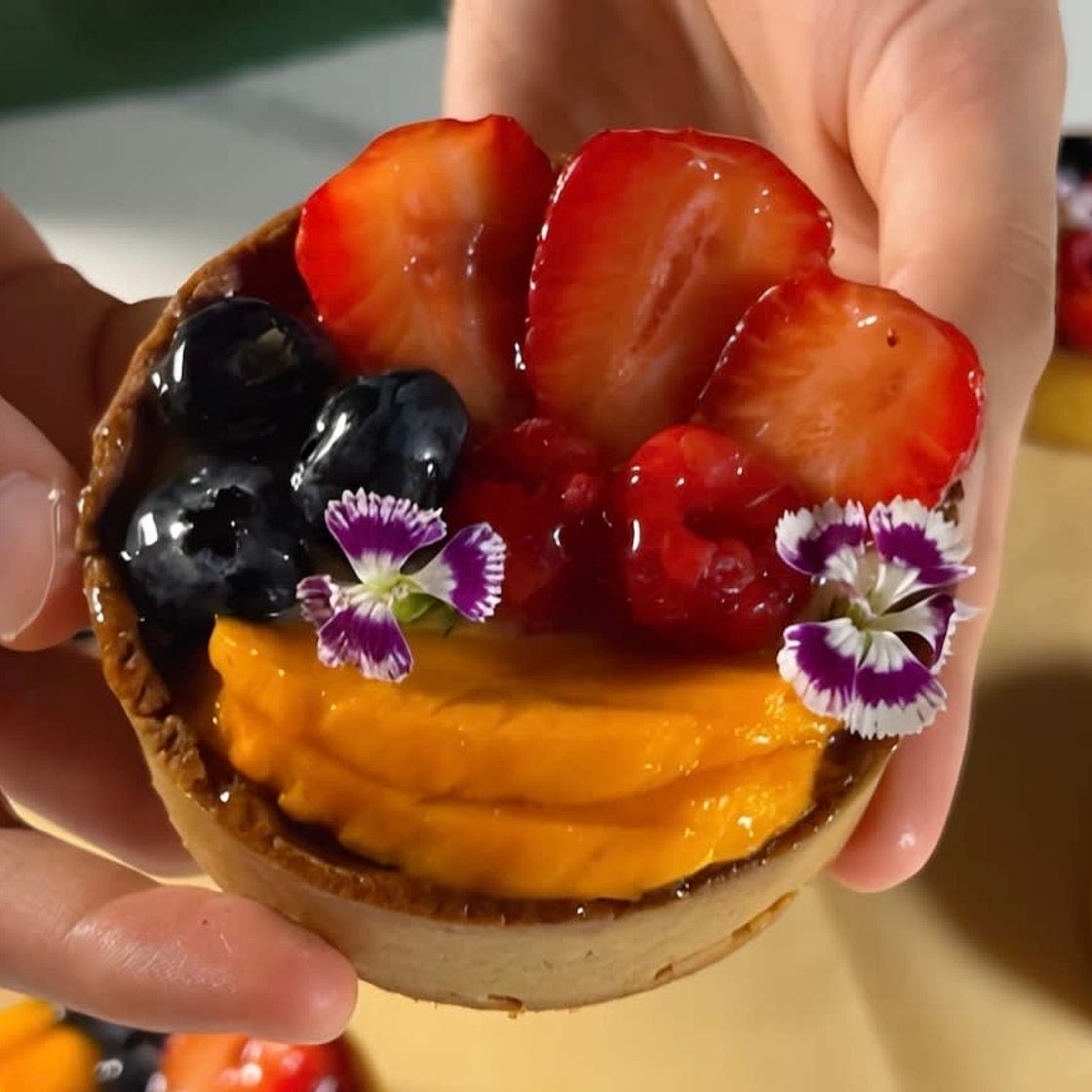 Mini Fruit Tarts 🌸