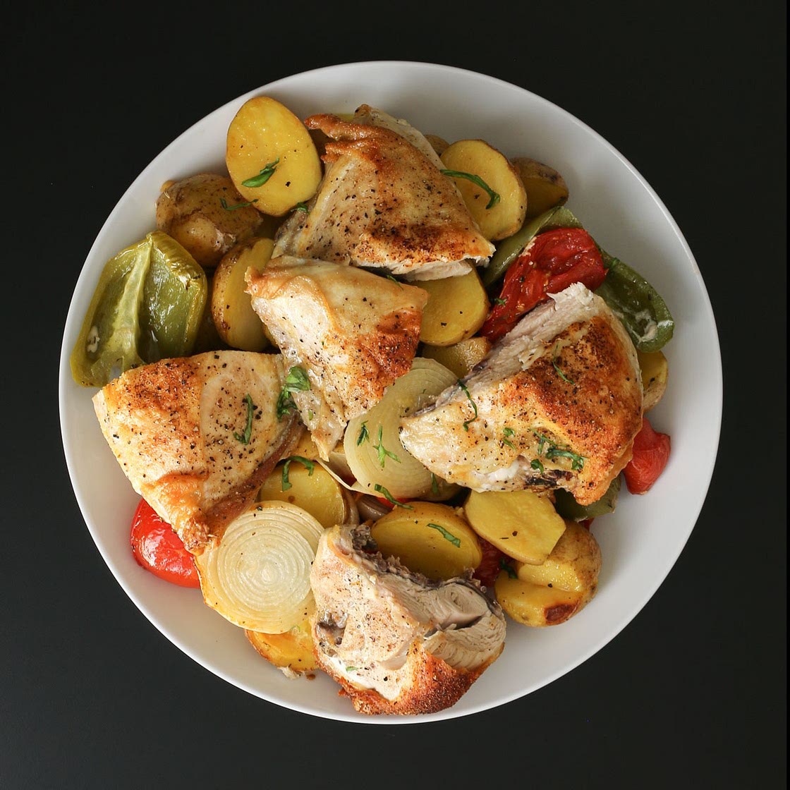 Baked Chicken and Vegetables