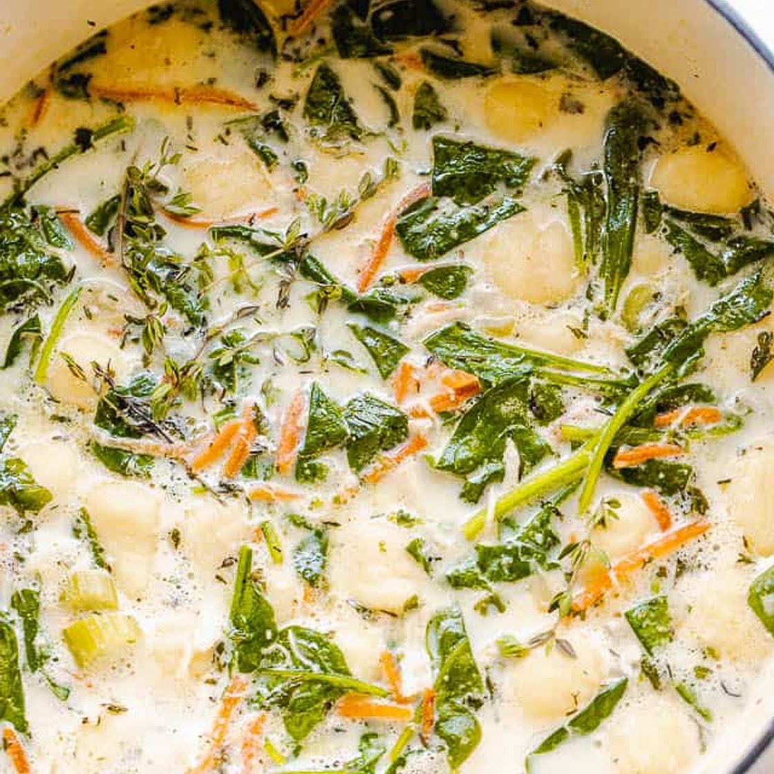 CREAMY CHICKEN GNOCCHI SOUP