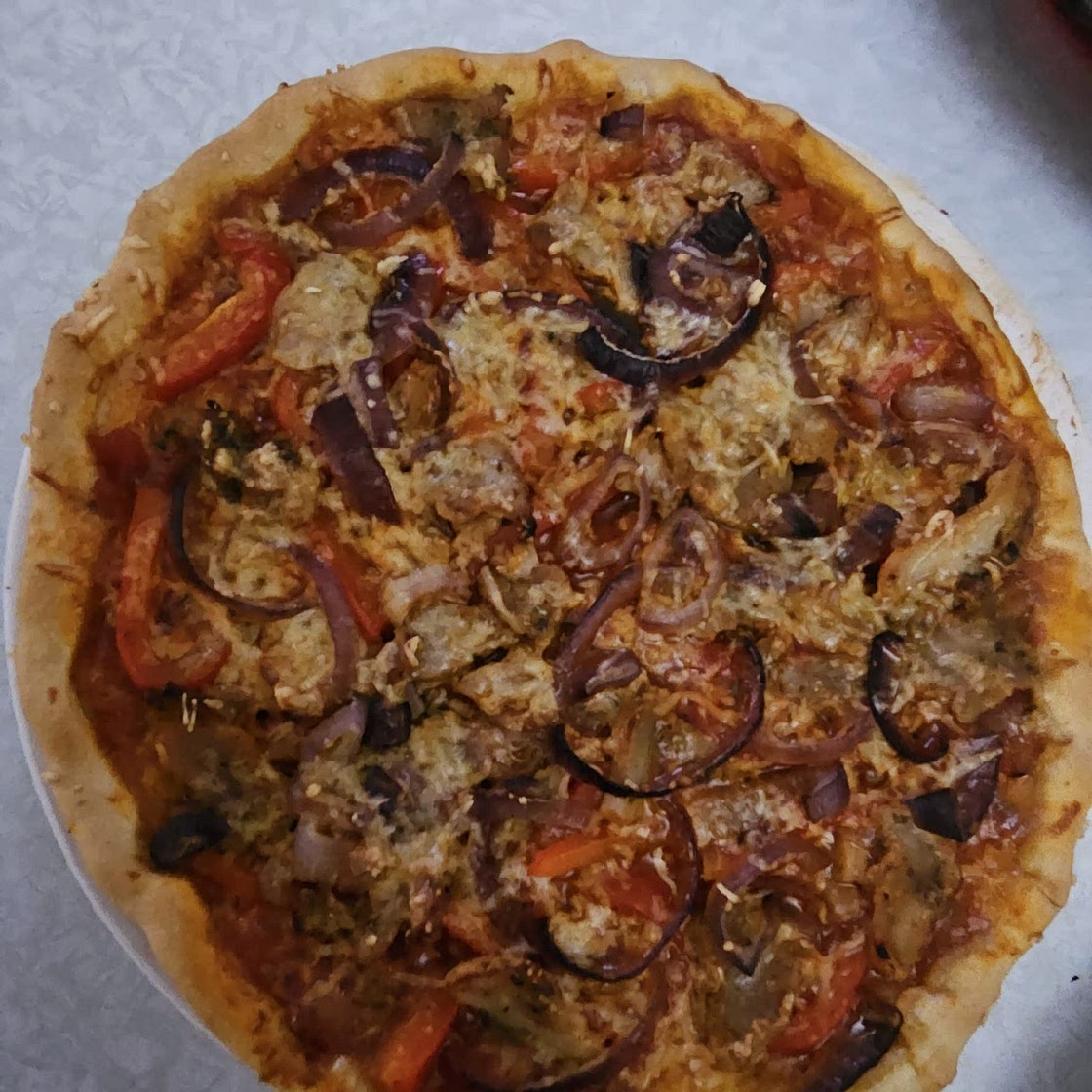 Shoarmapizza met kipgyros