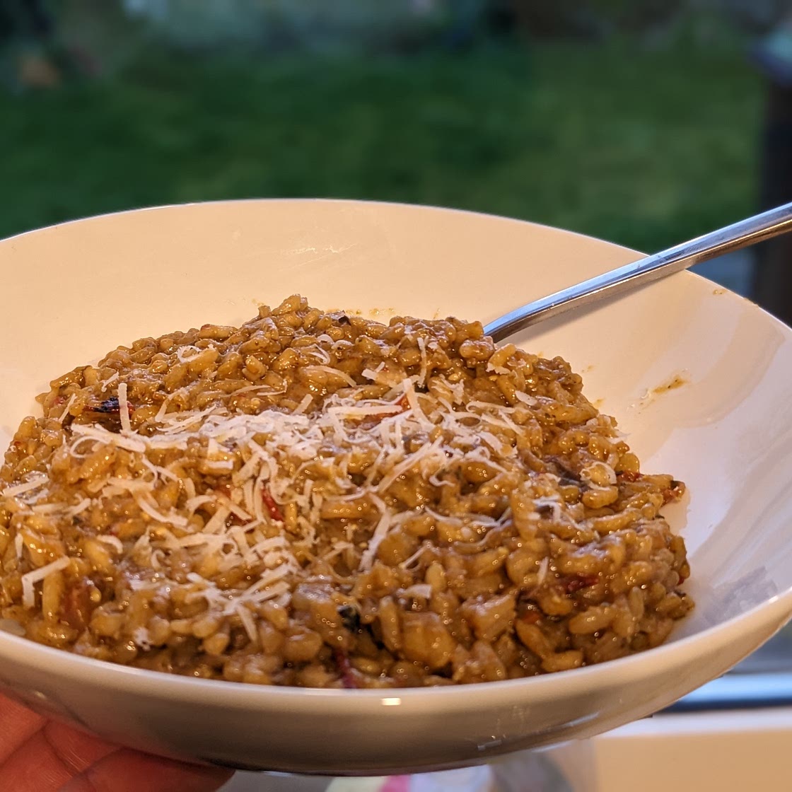 Veggie Pesto Risotto