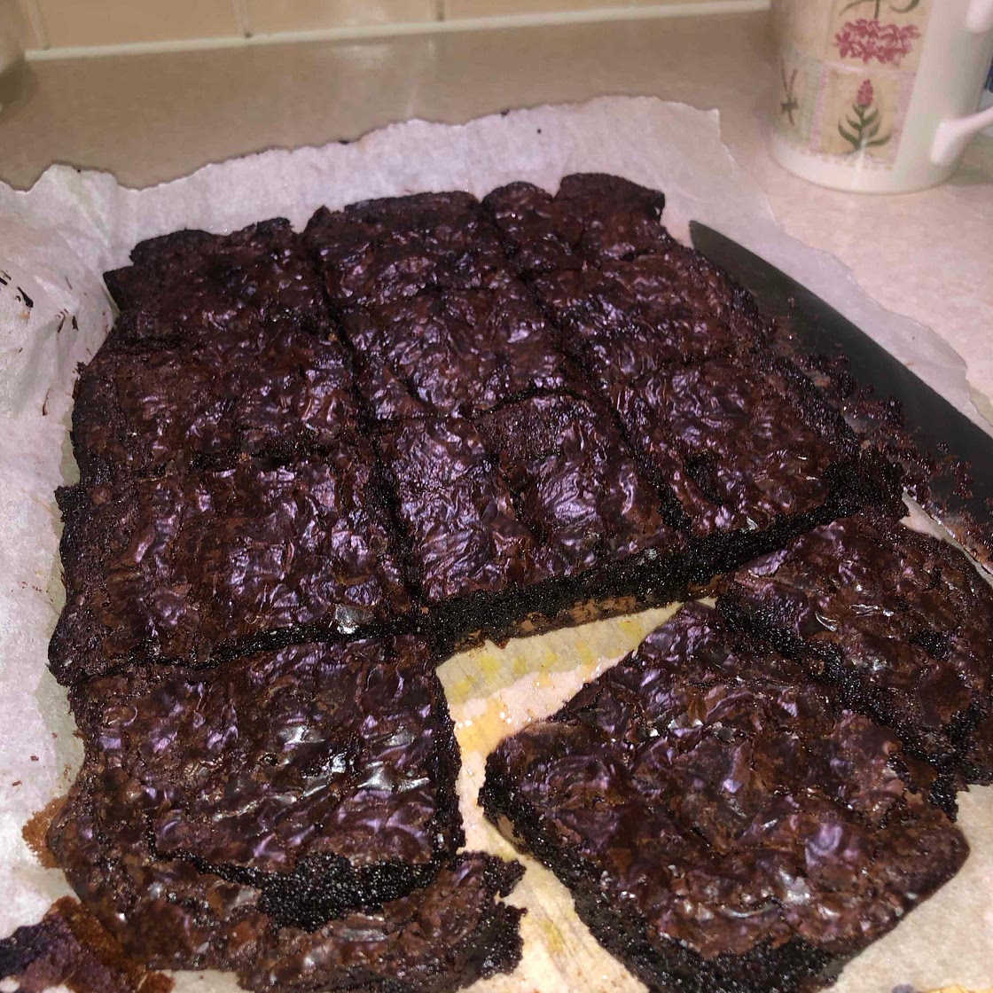 Fudgy brown butter brownies  
