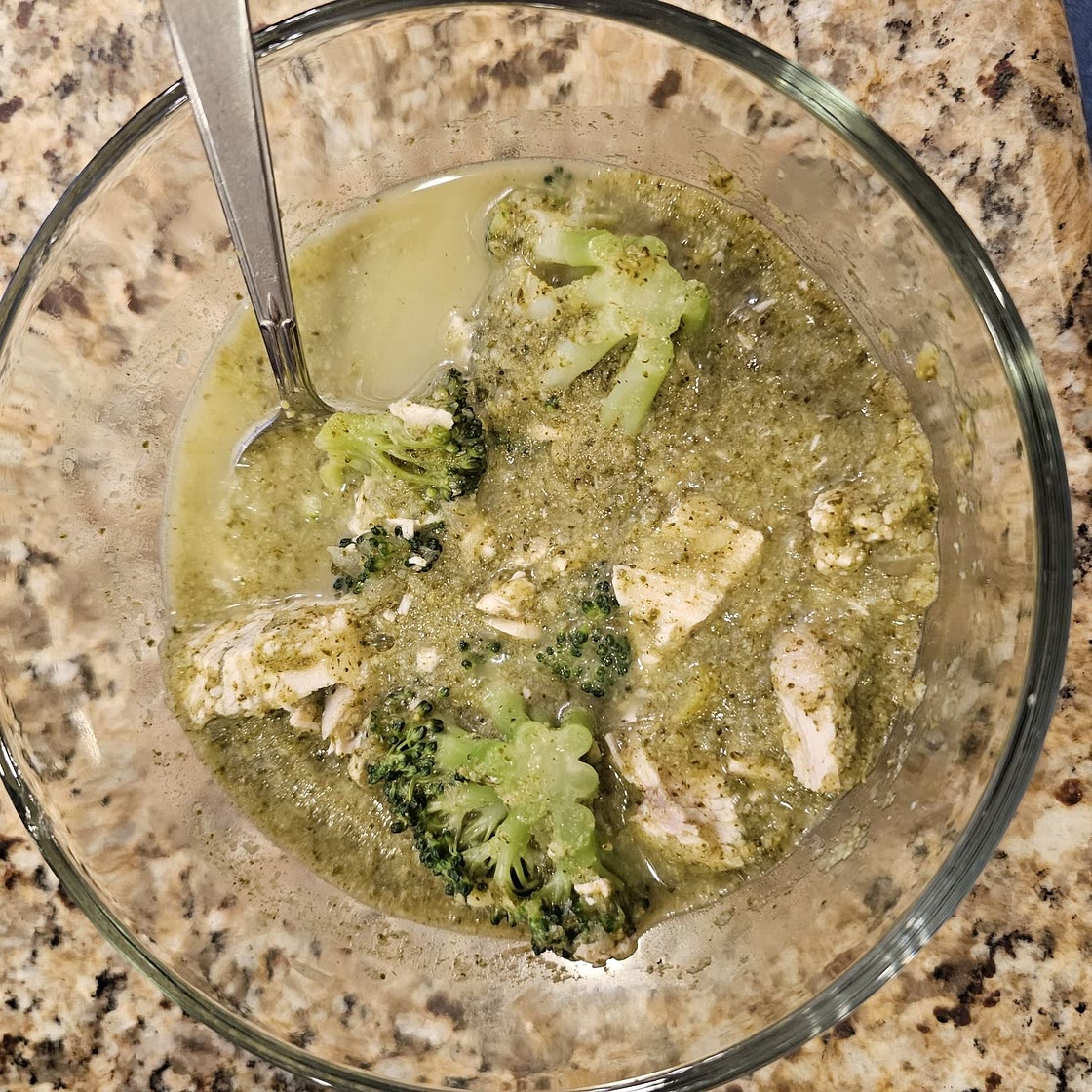 Broccoli-Parmesan Chicken Soup