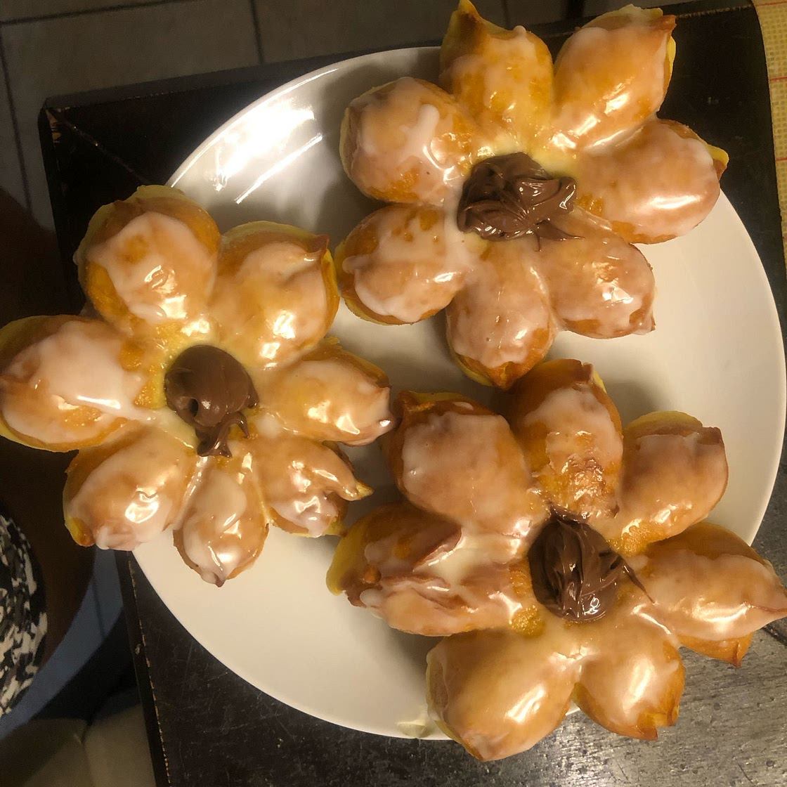 Flower Shaped Donuts