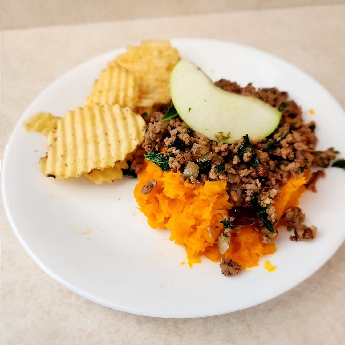 Sausage Stuffed Butternut Squash