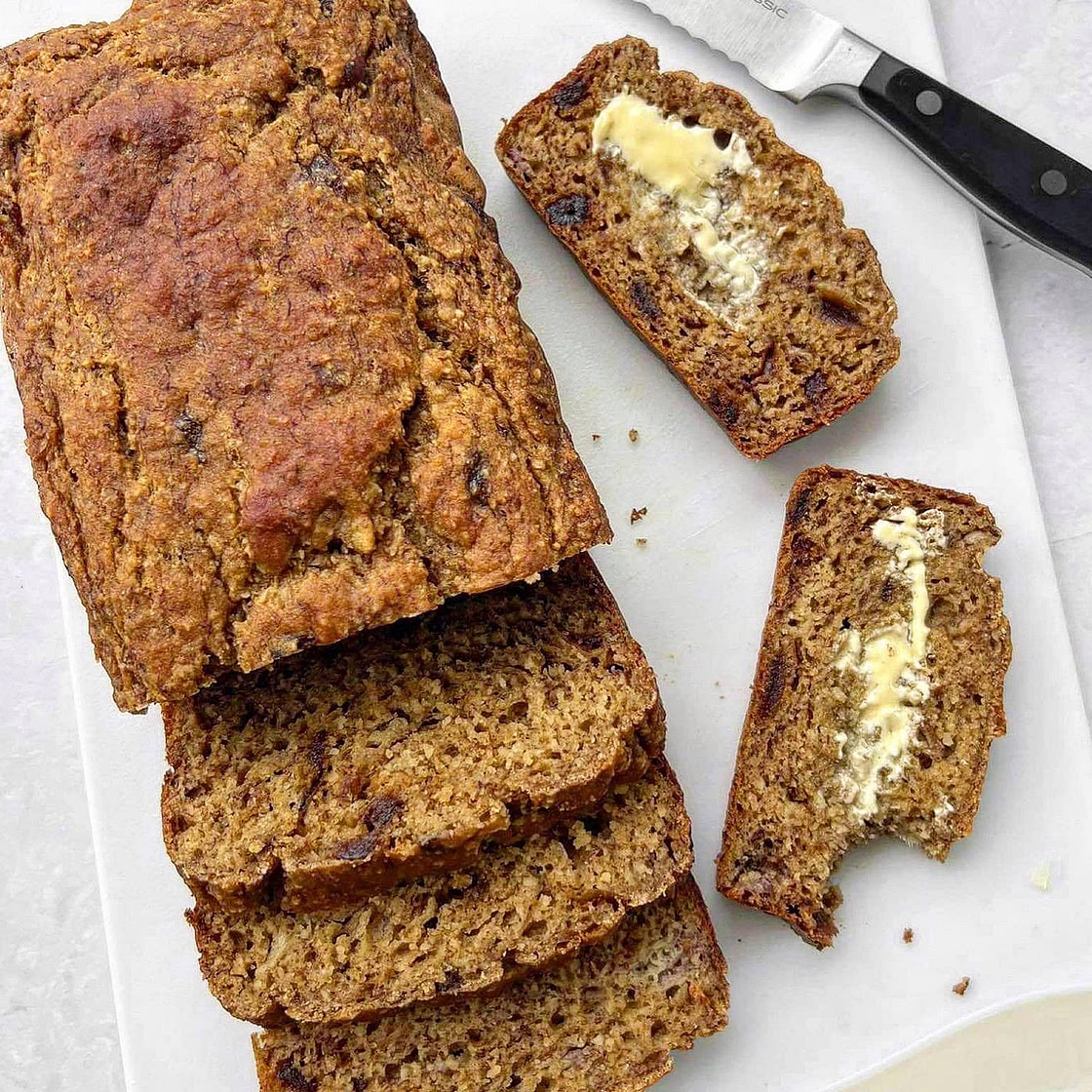 Nutritious Banana Bread Loaf with Dates