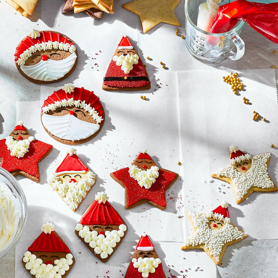 Almond Sugar Cookies and Mascarpone-Cocoa Cutouts