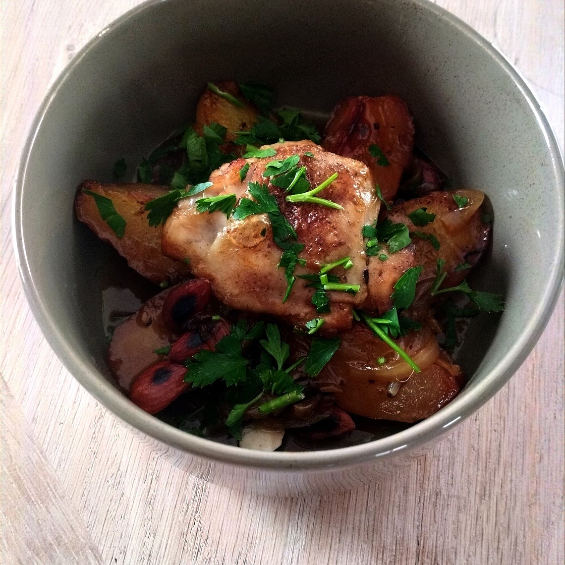 Tajine de poulet aux poires (inspiration)