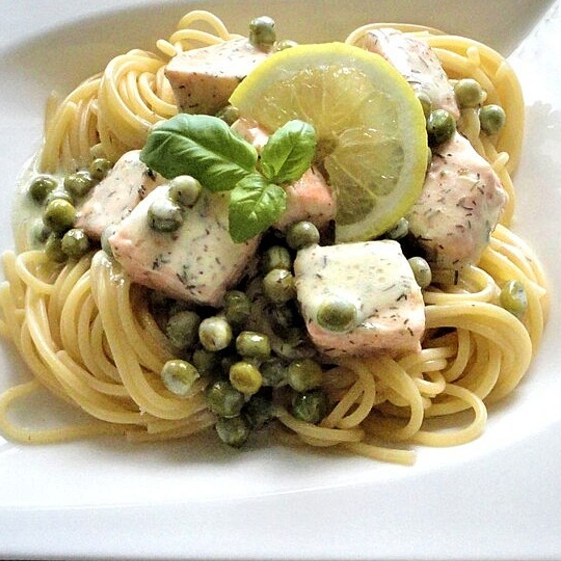 Zitronen-Lachs-Pasta