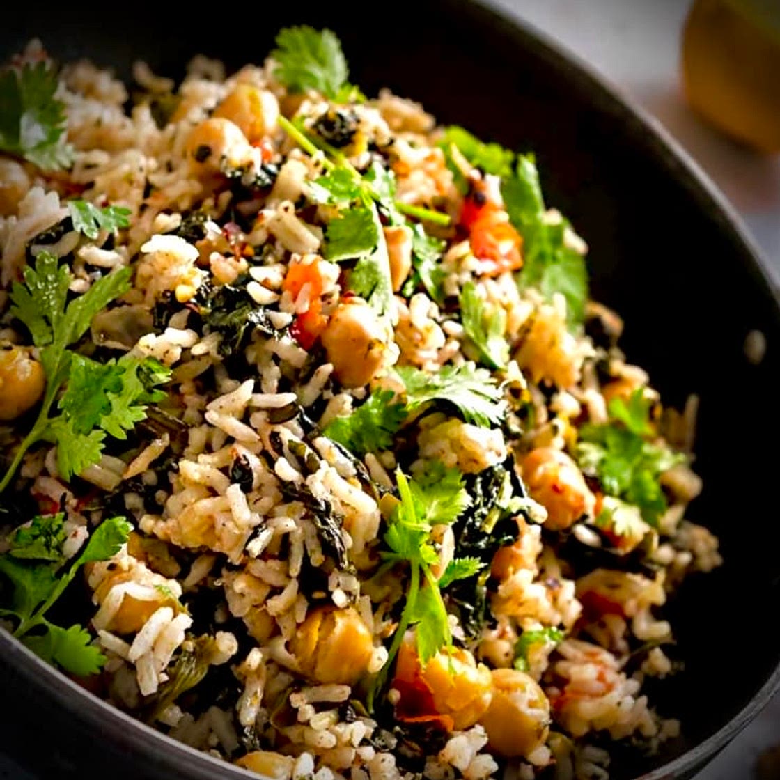 Riz W’ Hummus or “One-Pot Chickpeas & Rice