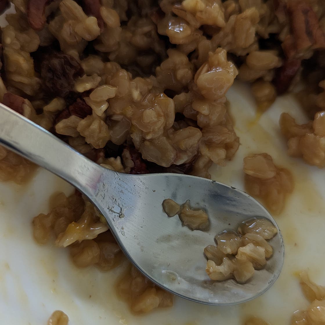Orange ginger oatmeal breakfast