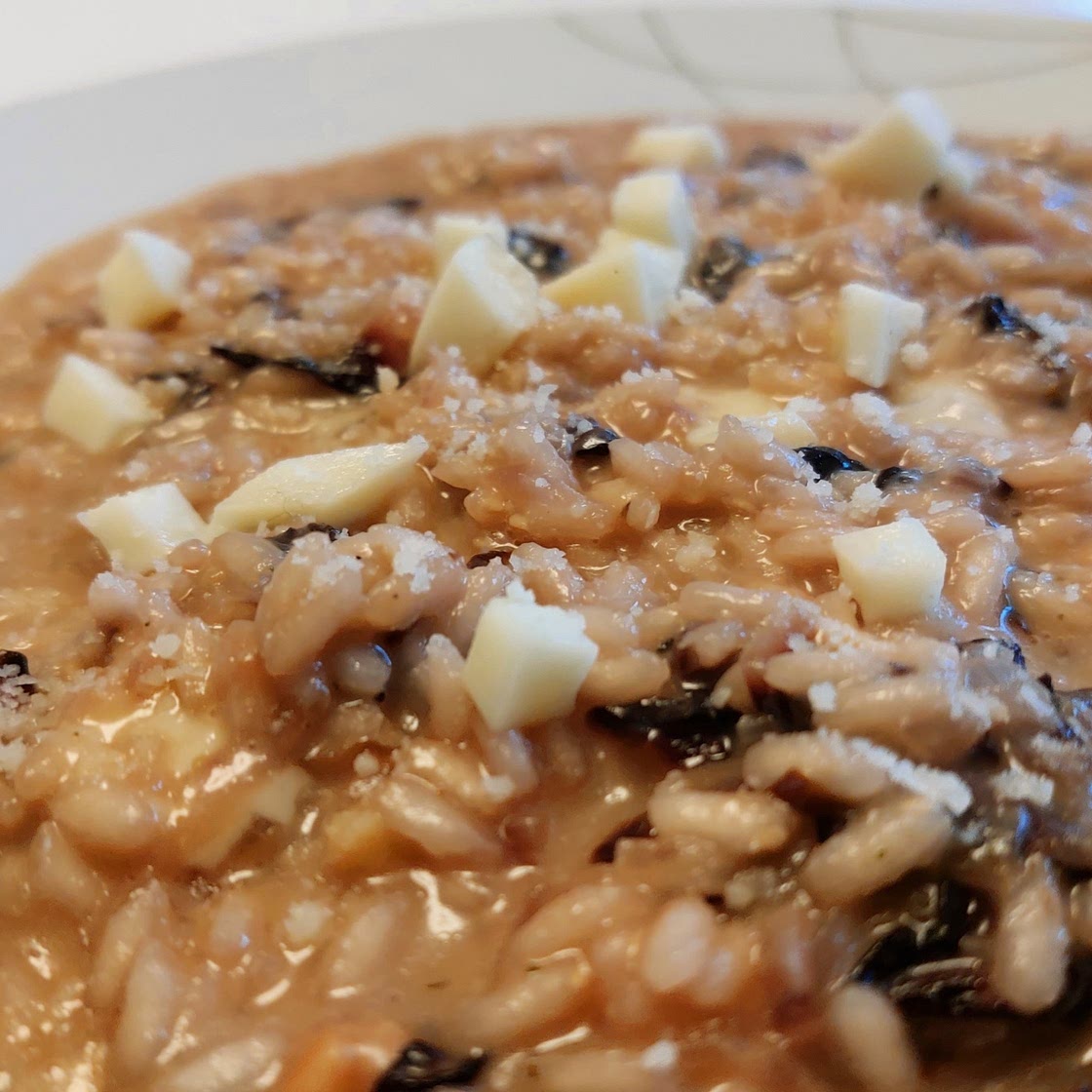 Risotto - Beer, radicchio and scamorza