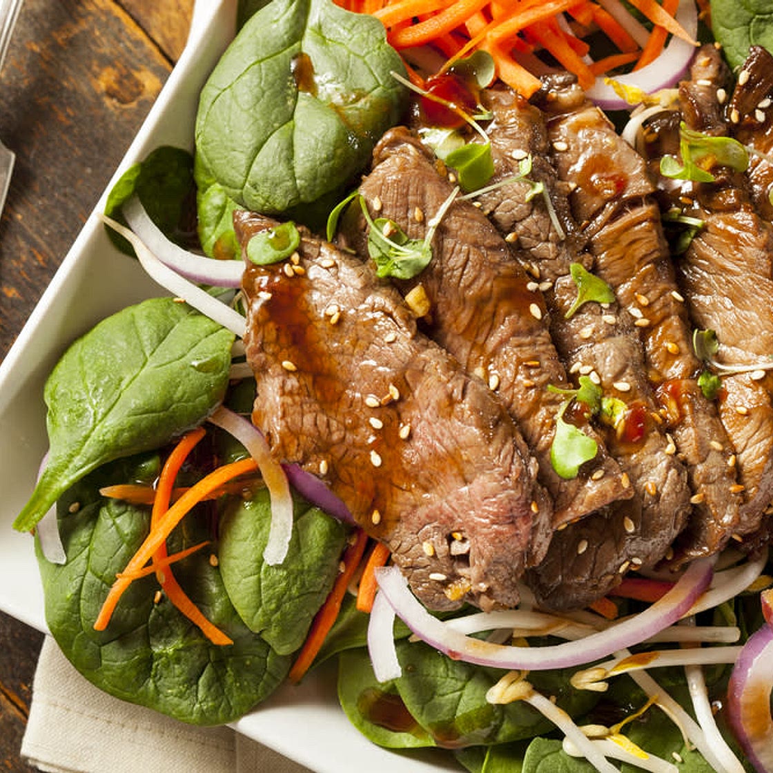 Salade de boeuf à l’asiatique