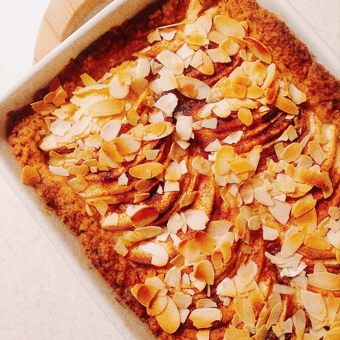 Tarte aux pommes à la frangipane
